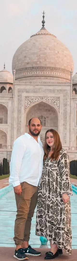 Der imposante Taj Mahal